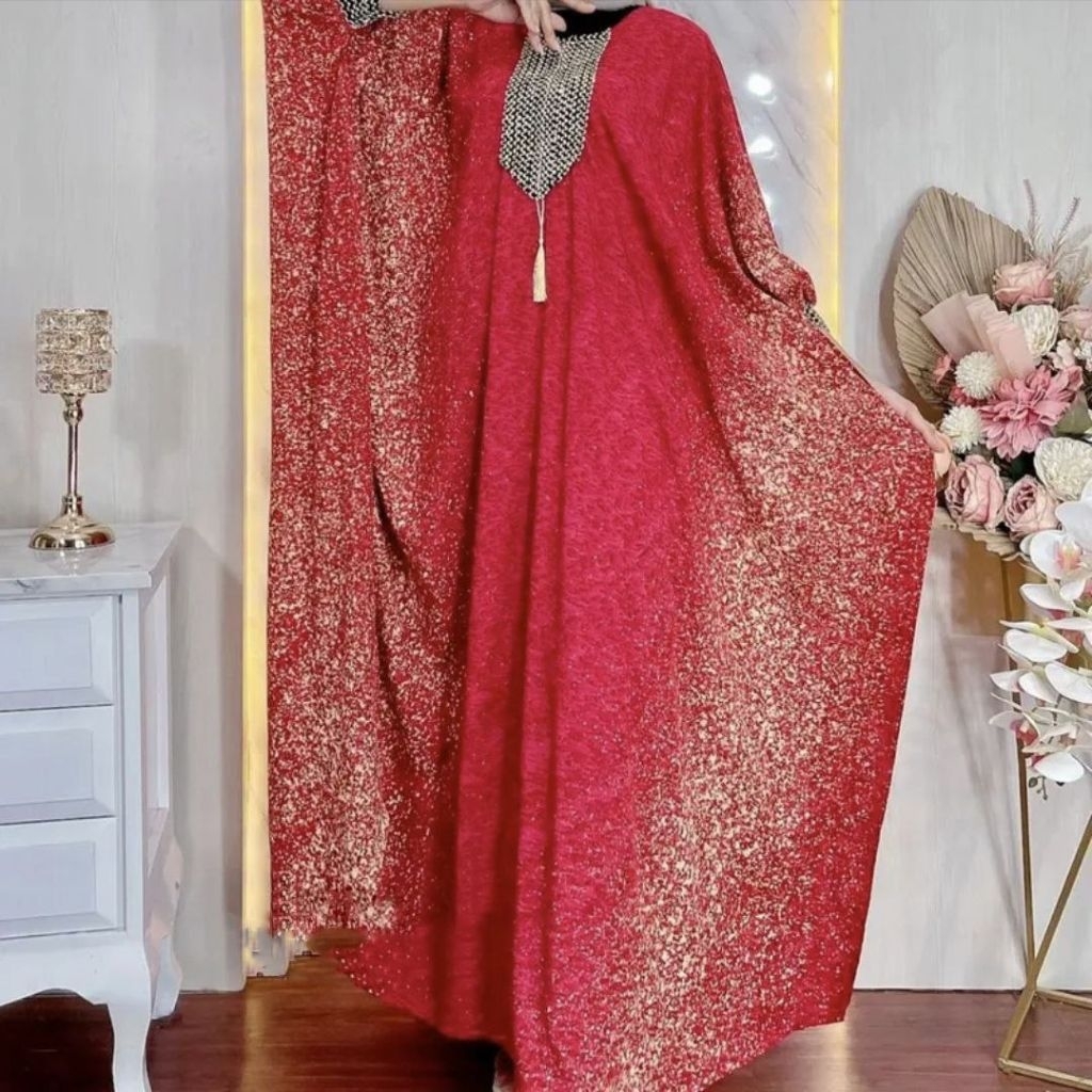 (BISA COD) KAFTAN SULTAN MOTIF RENDA ORI