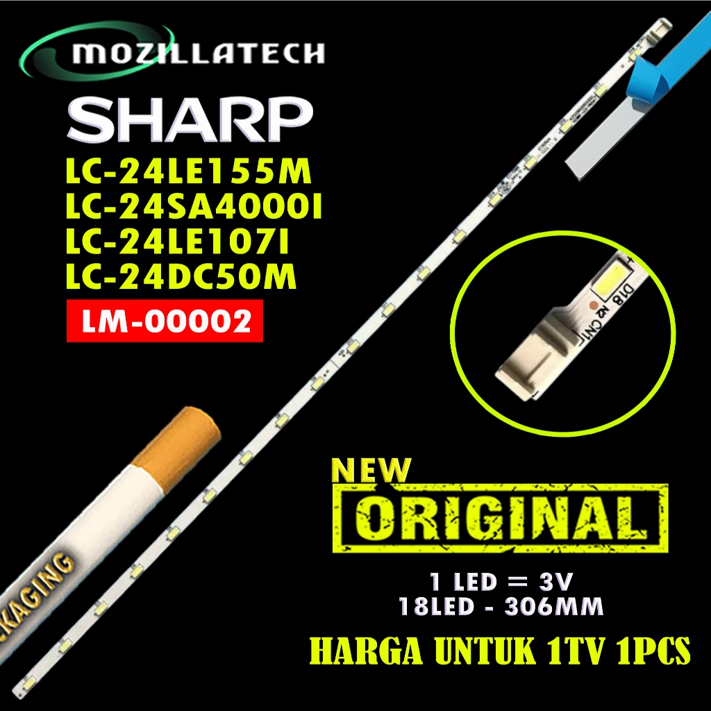 BACKLIGHT SHARP 24 LC-24LE155M LC-24LE107I LC-24DC50M 24DC50M LC 24LE155M  LC-24LE1071 24LE155M