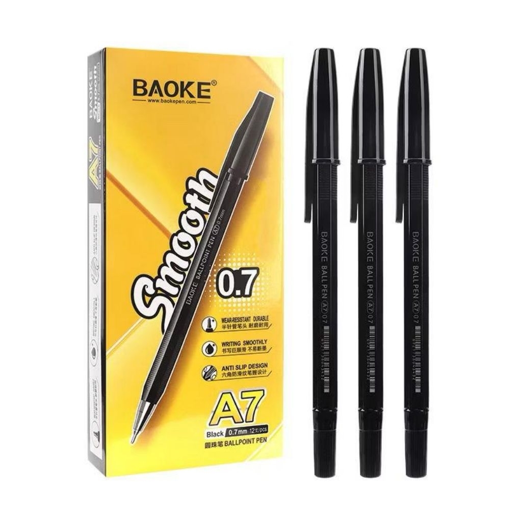 

PULPEN SEMIGEL BAOKE A7 HITAM/12 PCS