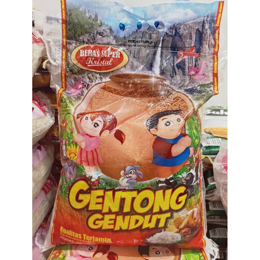

Beras cap gentong gendut 5 kg