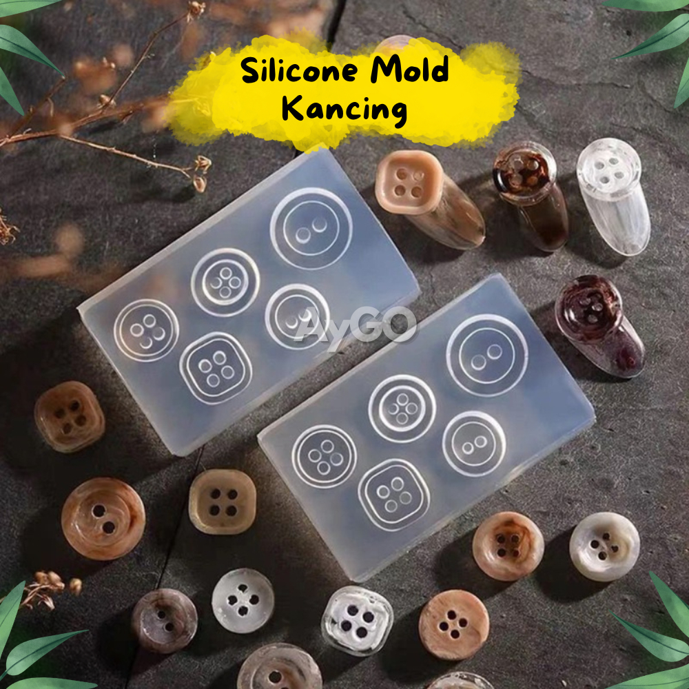 

Silicone Mold Button / Cetakan silikon kancing baju / Cetakan Resin DIY