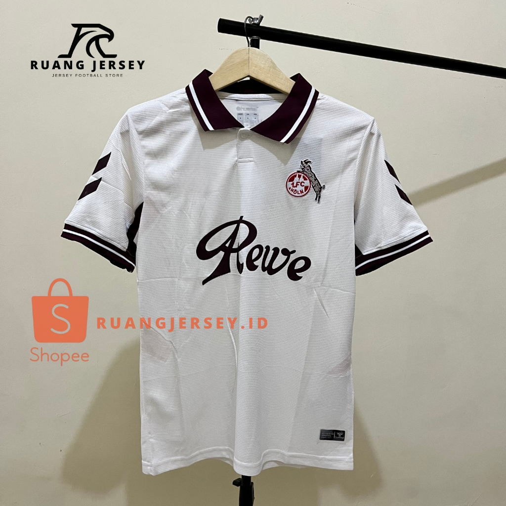 Jersey Sepak Bola Fc Koln 25/26 Pria Dewasa