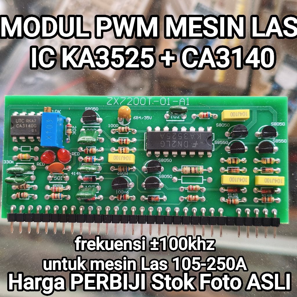 MODUL PWM MESIN LAS MOSFET 100khz MMA IC KA3525 + CA3140 UNTUK LAKONI DLL