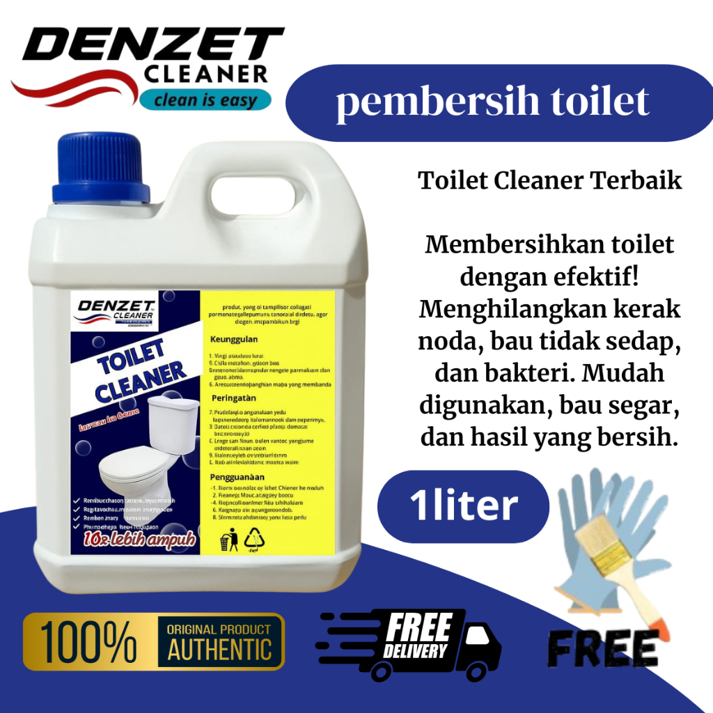 DENZET TOILET CLEANER CAIRAN AJAIB Pembersih Serbaguna / Pembersih Toilet
