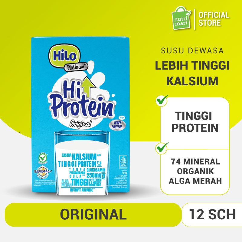 

HiLo Platinum Original 360 gram (12 Sachet) - Susu Tinggi Kalsium Lebih Rendah Lemak