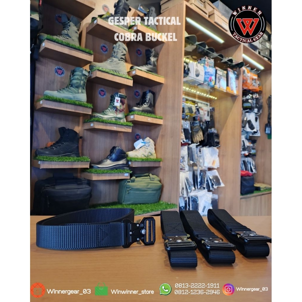 Gesper Tactical cobra buckle black