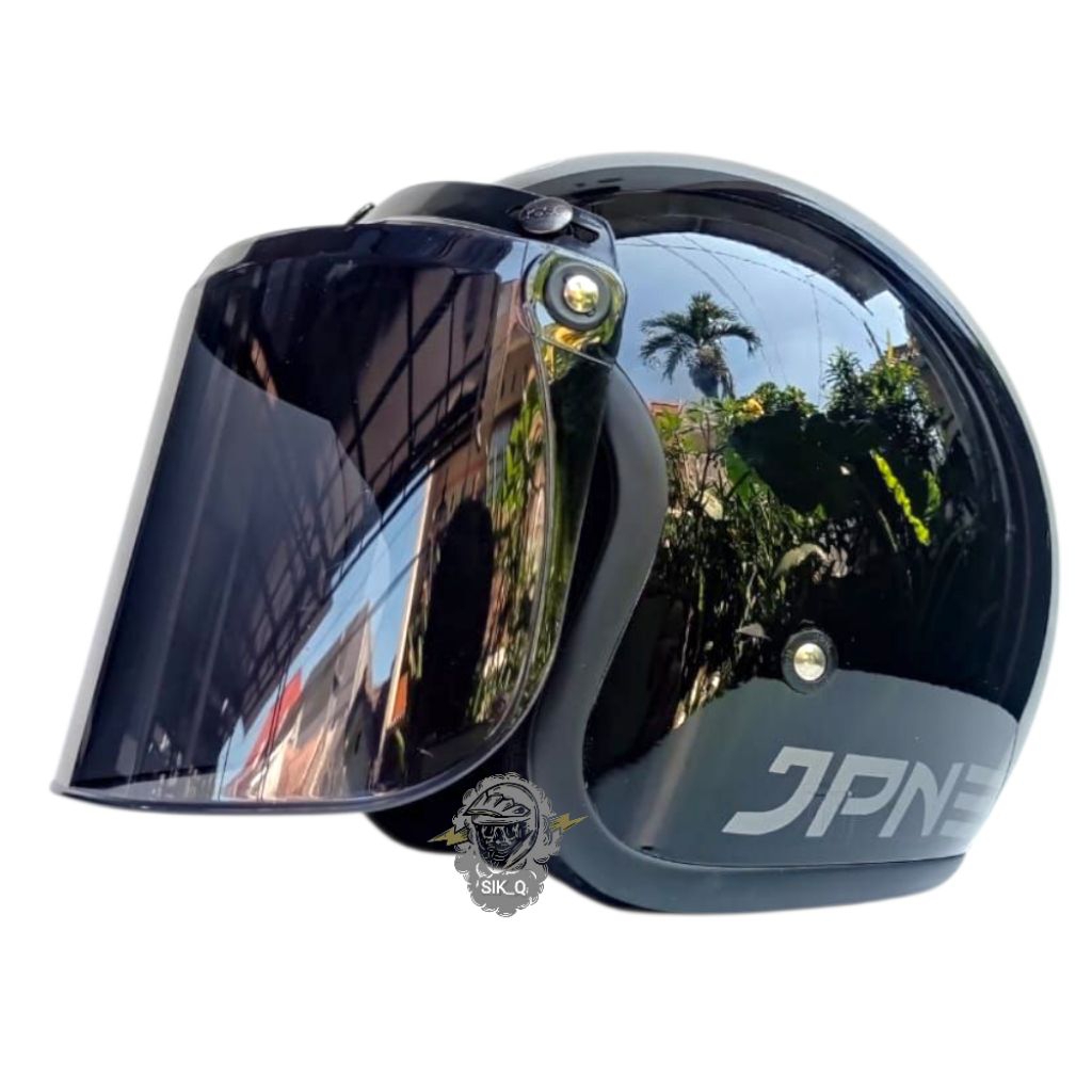 Helm JPN Original SNI Paket kaca datar dan kaca cembung