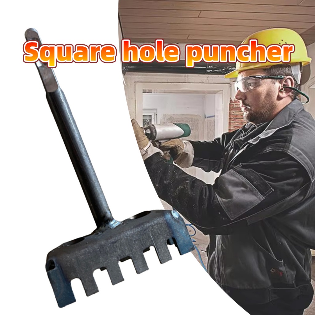 【1pc】 Tukang Listrik Pembolong Seruling chip dua baris untuk pelepasan chip yang cepat Persegi Pembu