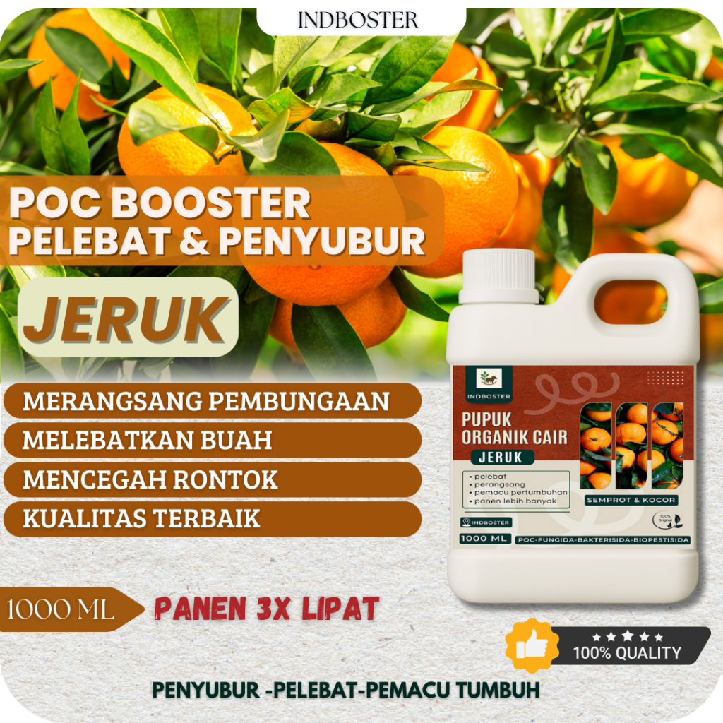 Pupuk Jeruk Manis / Pupuk Pemanis Buah Jeruk / Pupuk Booster Jeruk Manis / Pupuk Organik Booster Jer