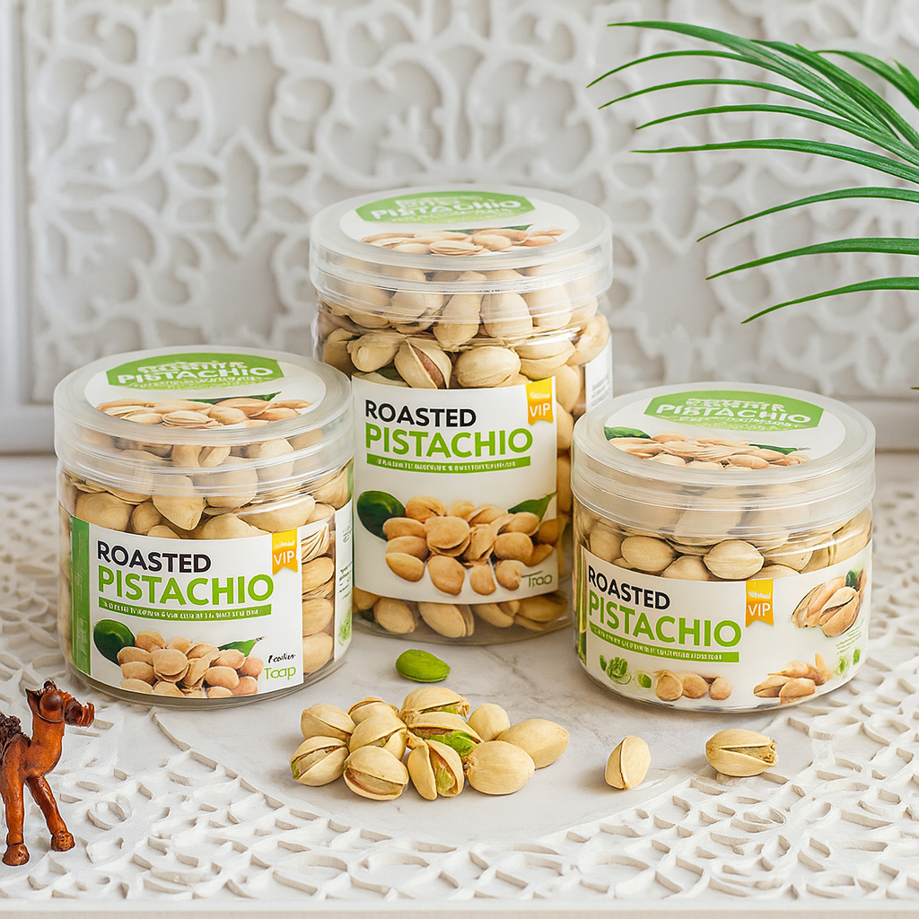 

Kacang Pistachio Toples Panggang Renyah Premium Original 100% Kacang Fustuk Oleh Oleh Haji dan Umroh