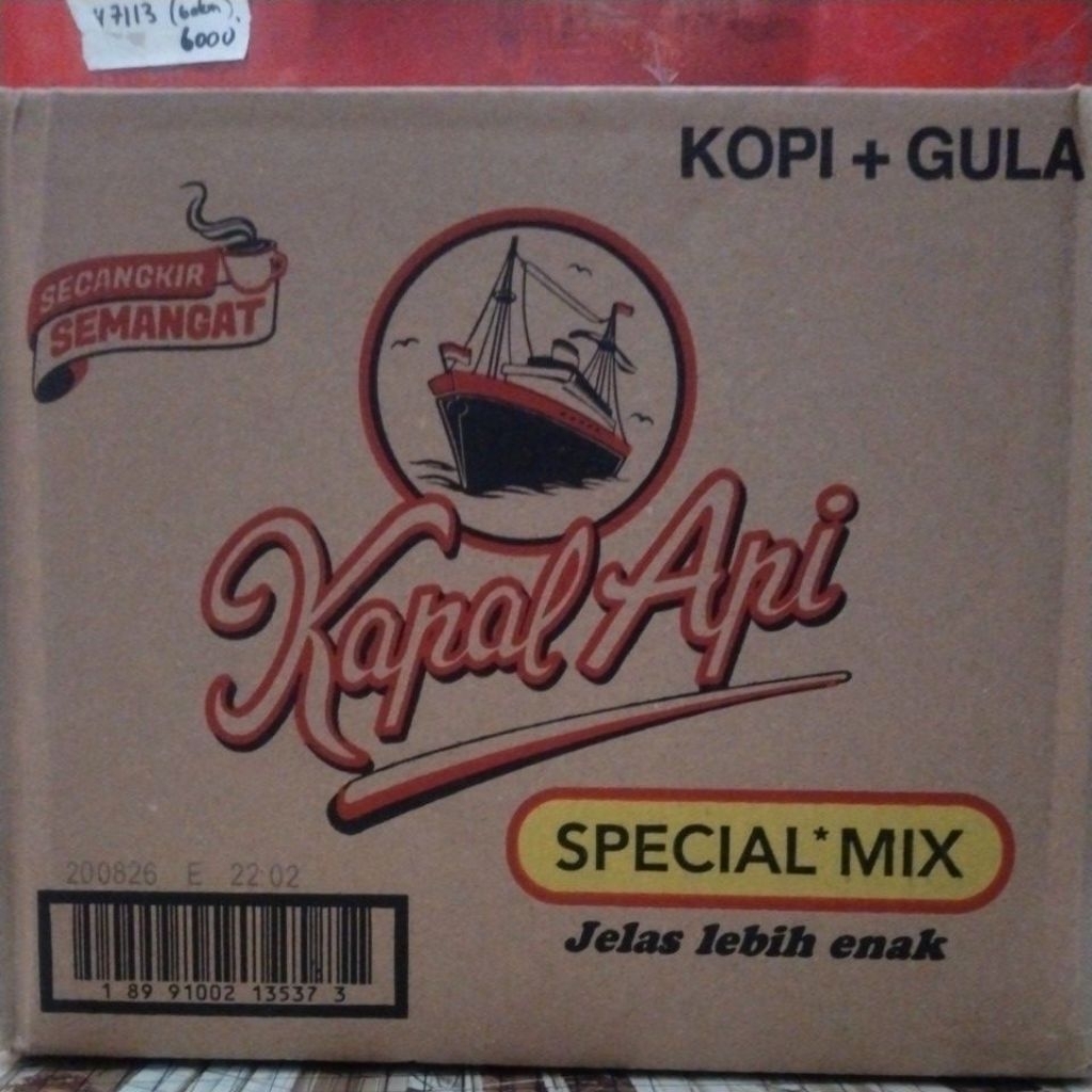 

Kopi Kapal Api Special Mix 1 dus