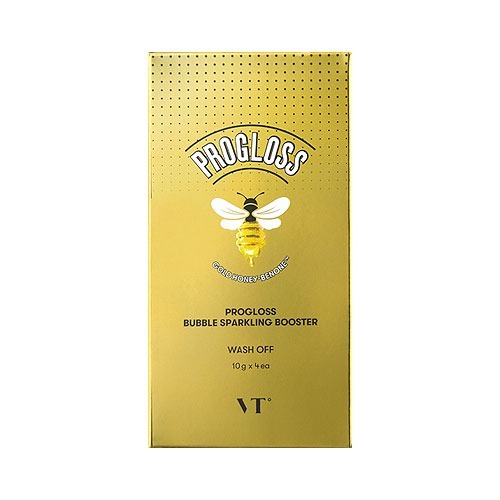 VT Progloss Bubble Sparkling Booster Wash Off 10g x 4ea