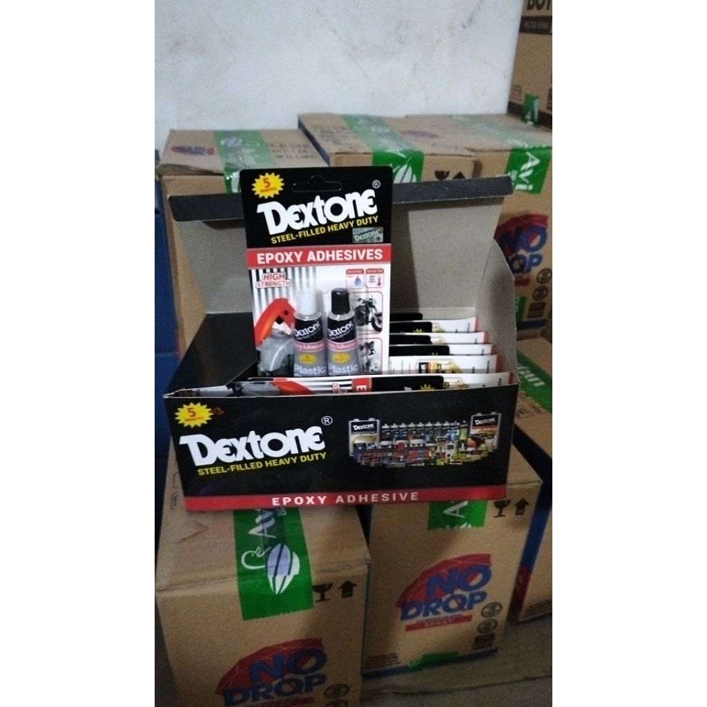 lem DEXTONE lem besi 5 menit kemasan 48 gram isi 12 biji