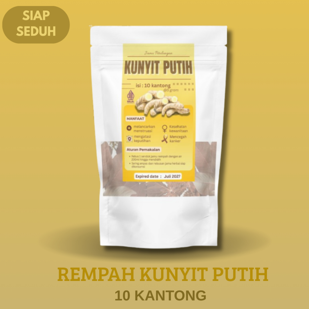

rempah herbal kunyit putih 10 kantong