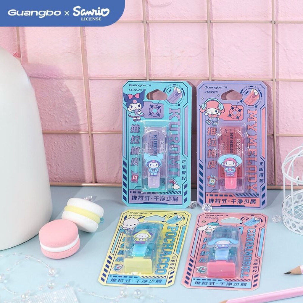 

Penghapus sliding Sanrio ori License sliding eraser sanrio