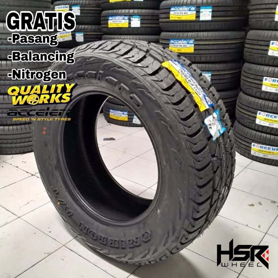 BAN MOBIL HILUX DOUBEL CABIN 265 65 R18 ACCELERA OMIKRON AT 265/65 R18