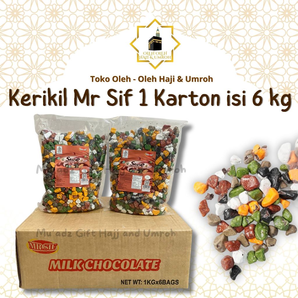 

COKLAT KERIKIL MR SIF 1 KARTON ISI 6 KG COKLAT ARAB KERIKIL CHOCOLATE STONE COKLAT BATU COKLAT CRISPY COKLAT PREMIUM ASLI ORIGINAL BEST QUALITY OLEH OLEH HAJI DAN UMROH
