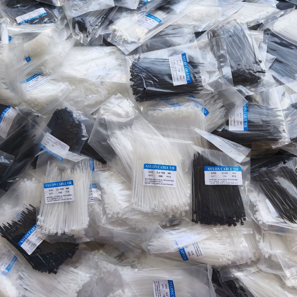

Kabel Tis Warna Warni / Nylon Cable Tie / Kabel Serut Tali Ties Pengikat Plastik Cable Ties