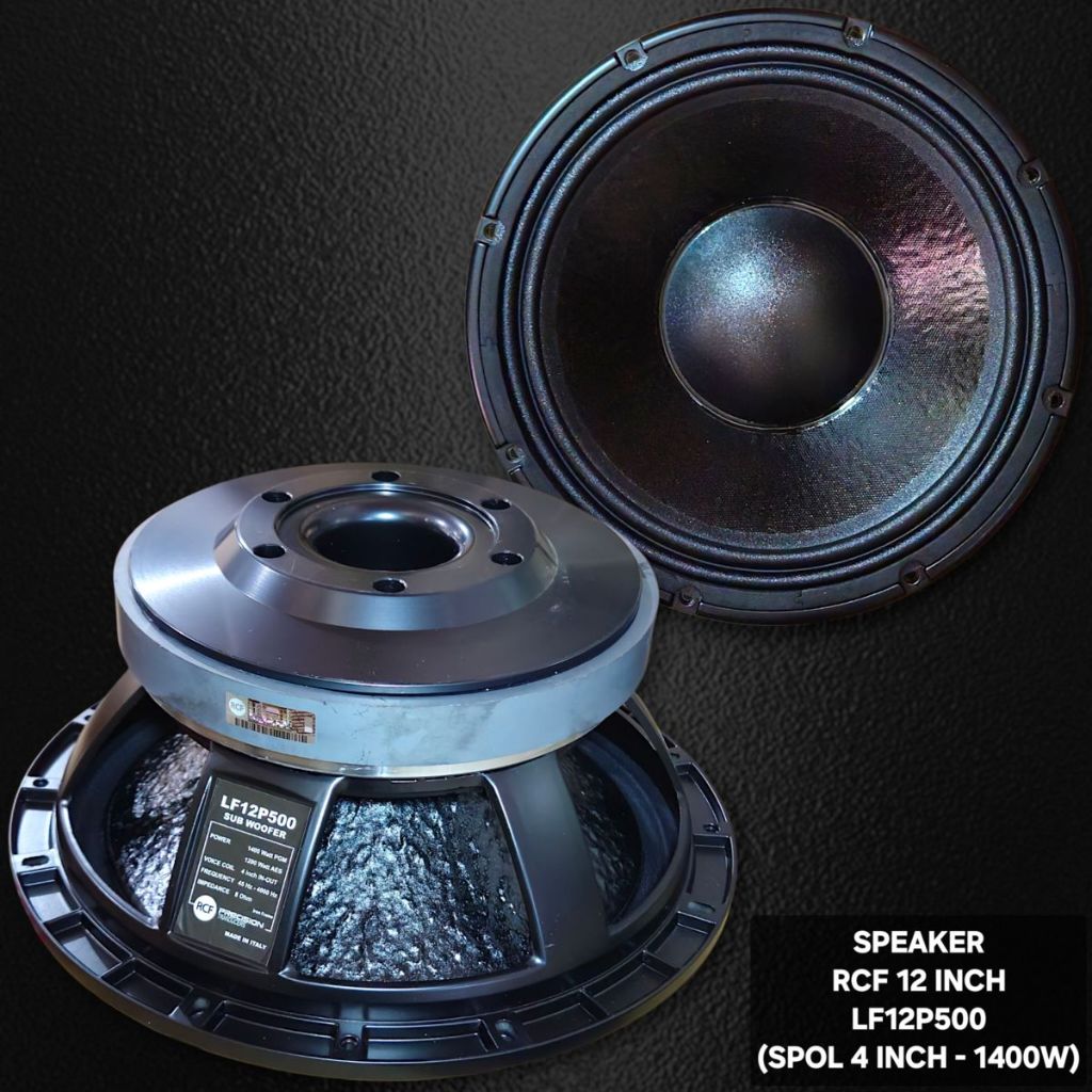 Speaker RCF 12 Inch LF12P500 / Komponen RCF 12" LF 12P500 MidLow Original