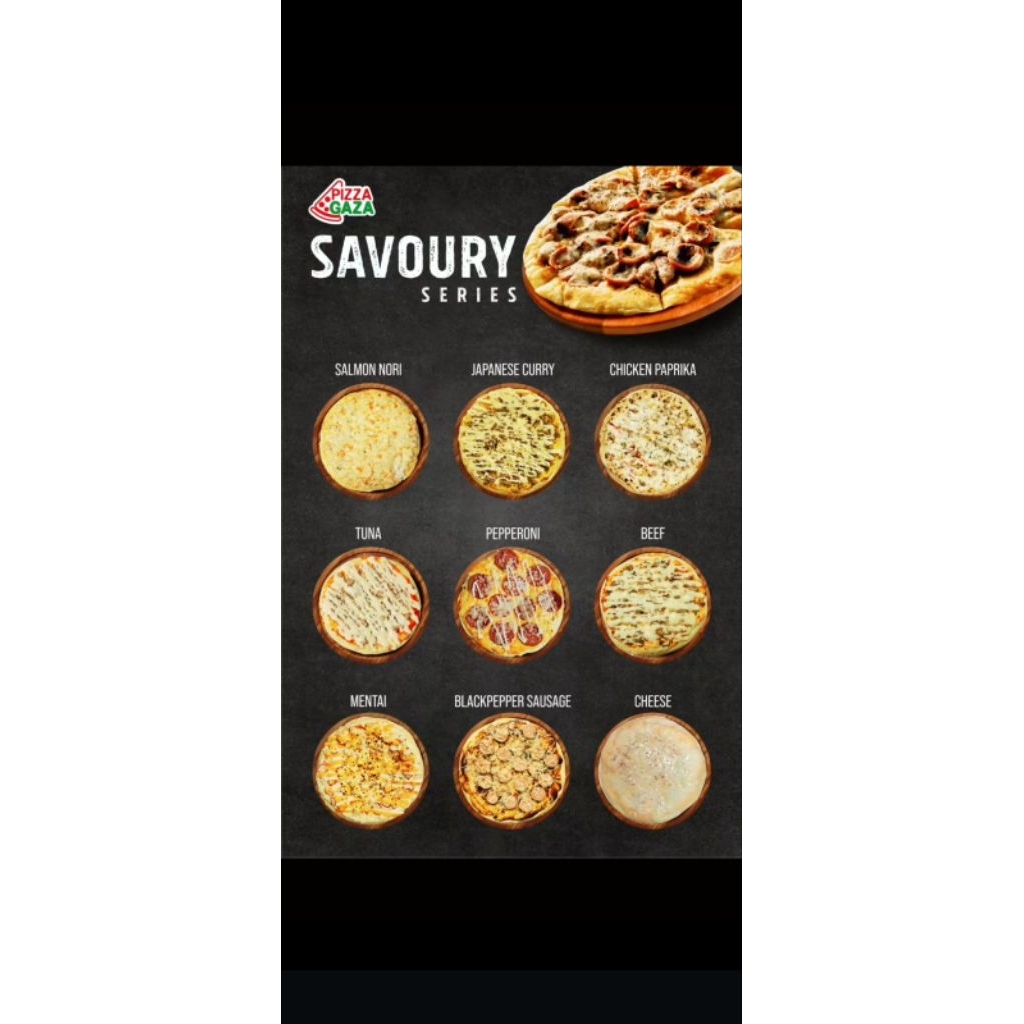 

Pizza gaza large diameter +-28cm mateng