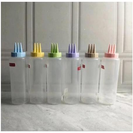 Botol Saus Mayonaise Kecap Tessa Viola 3 Lubang / Botol 3 Lubang Mayonaise Squeeze