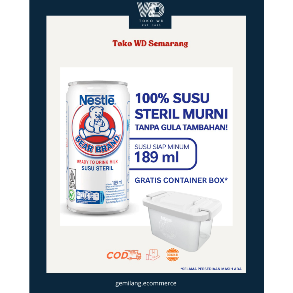 

Bear Brand Isi 6 Gratis Container Box