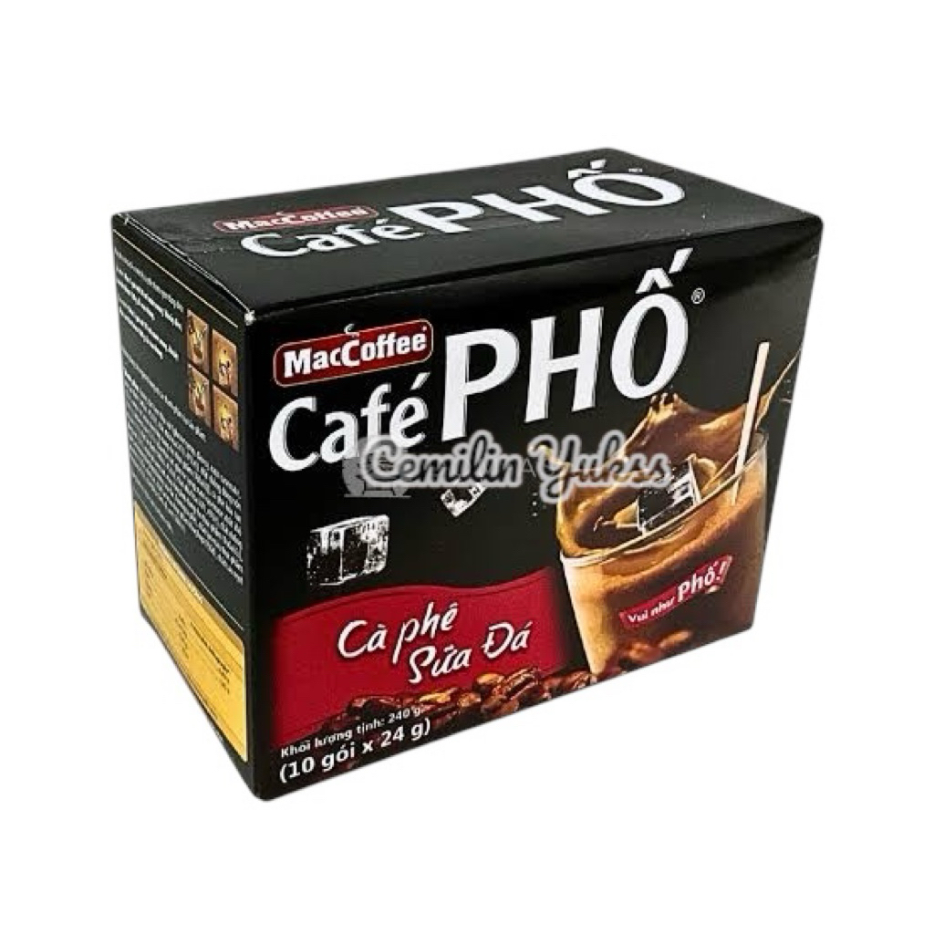 MacCoffee Cafe Pho Kopi Vietnam Ca Phe Sua Da Kopi Robusta Kopi Vietnam 3In1 Cafe Pho Ca Phe Sua Da