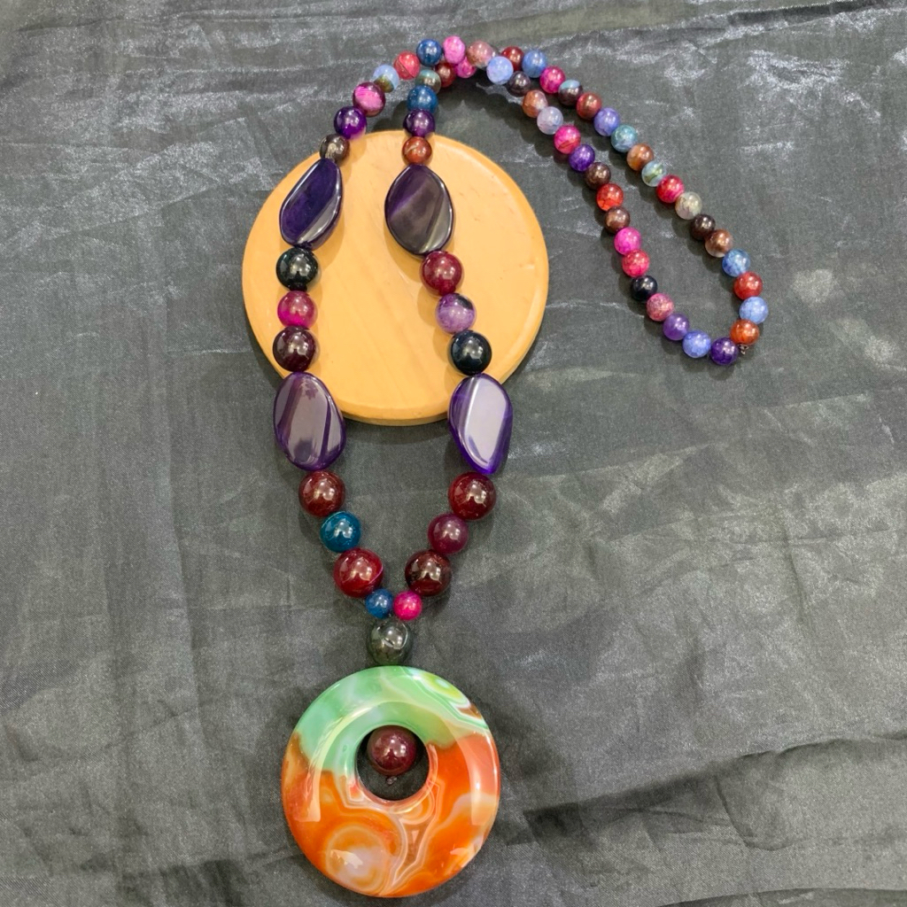 KALUNG BATU AGATE/Kalung Batu Kalimantan