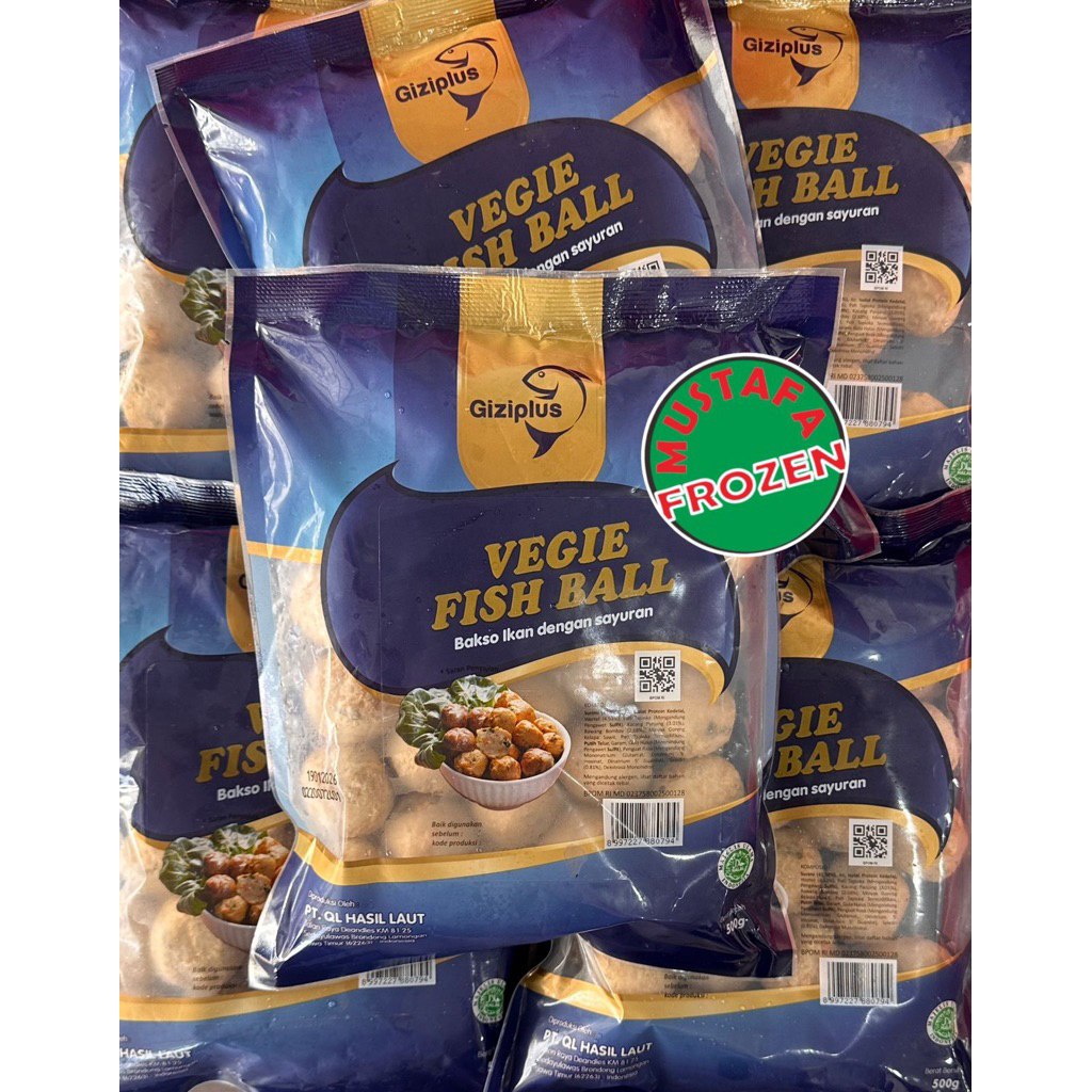 

Giziplus Veggie Fish Ball 500gr
