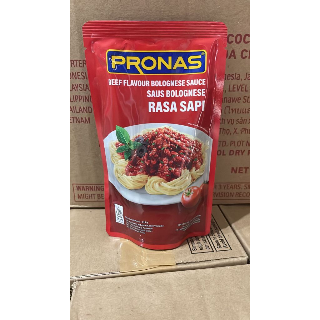 

PRONAS Saus Spaghetti Bolognese Beef / Sapi 315 gram