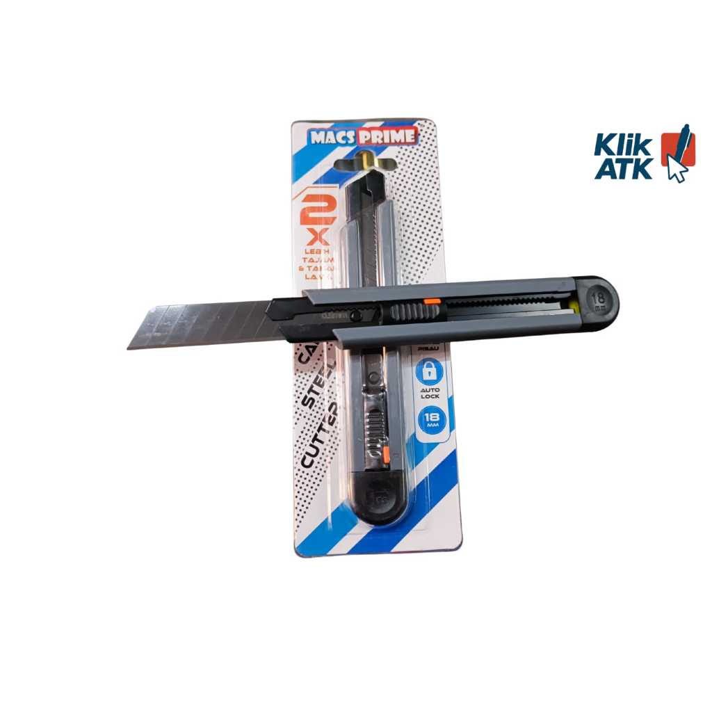 

MACS Prime Carbon Steel Cutter / Cutter Carbon Hitam - Per Pcs