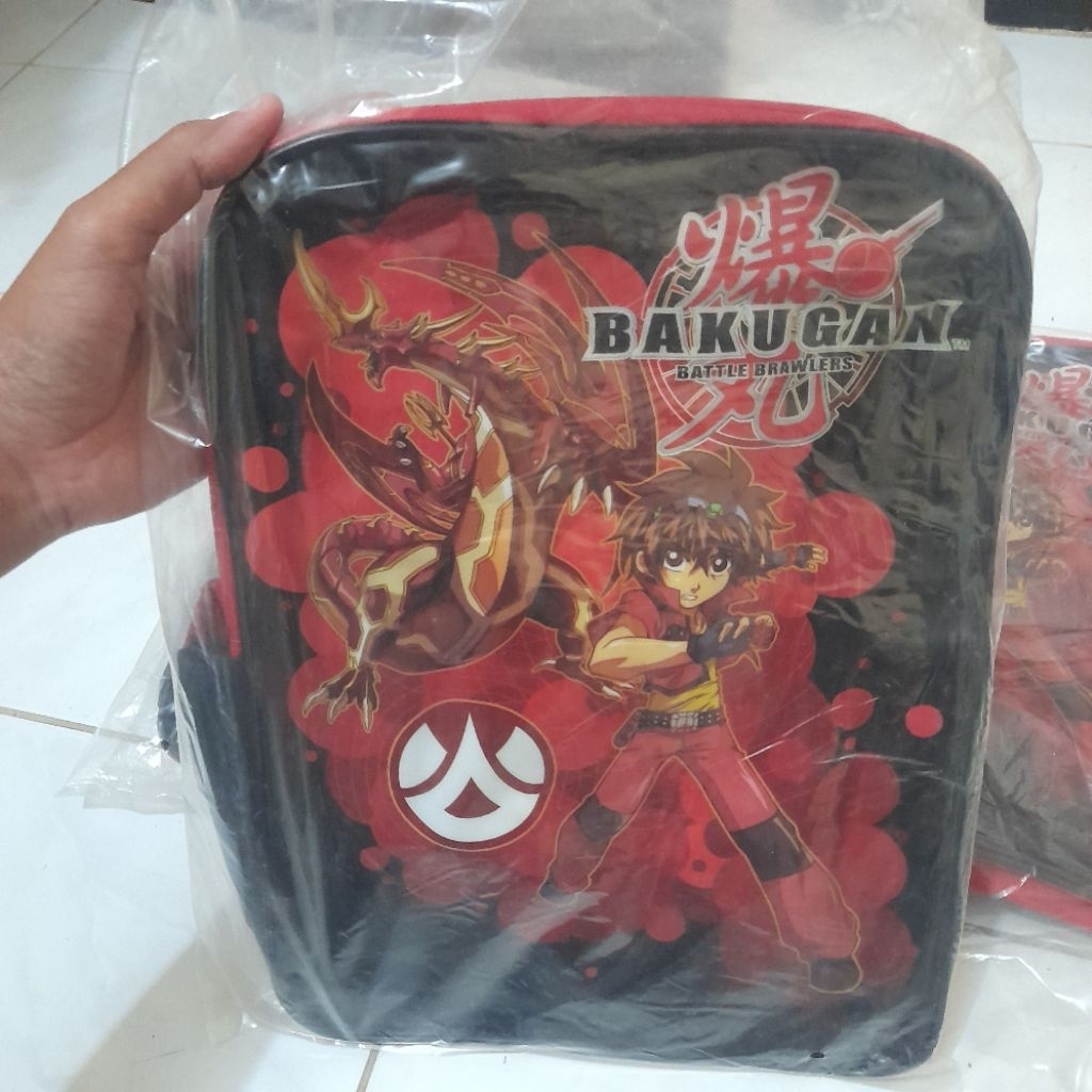 Tas ransel anak paud ori bakugan ex display stock lama