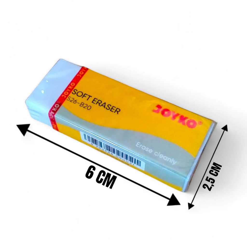 

Penghapus Pensil Karet Lembut /Penghapus Karet Pensil Joyko 526-B20 / PENGHAPUS PEMADAM RACING