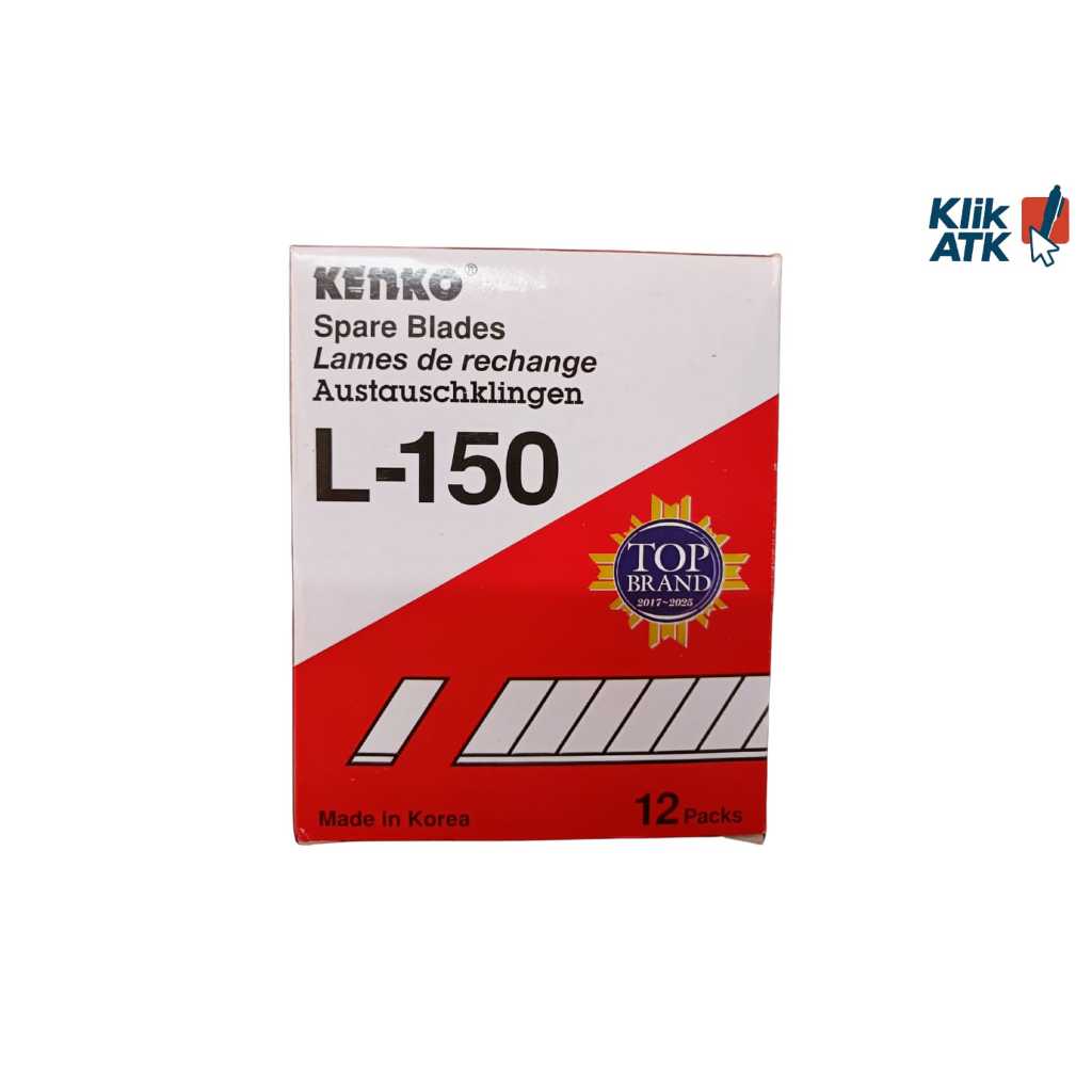 

Isi Cutter Refill KENKO L-150 - Per Pack 12 Tubes