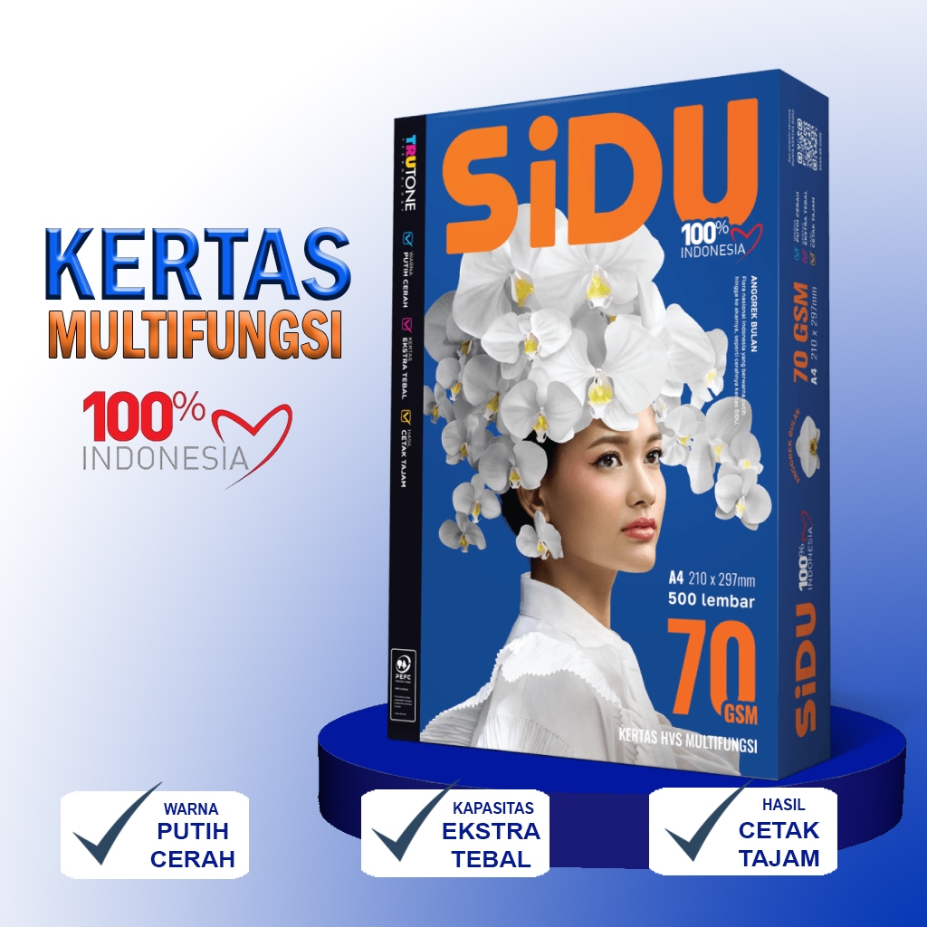 

Kertas HVS A4/F4/A3 70 Gsm Sinar Dunia Sidu Fotocopy