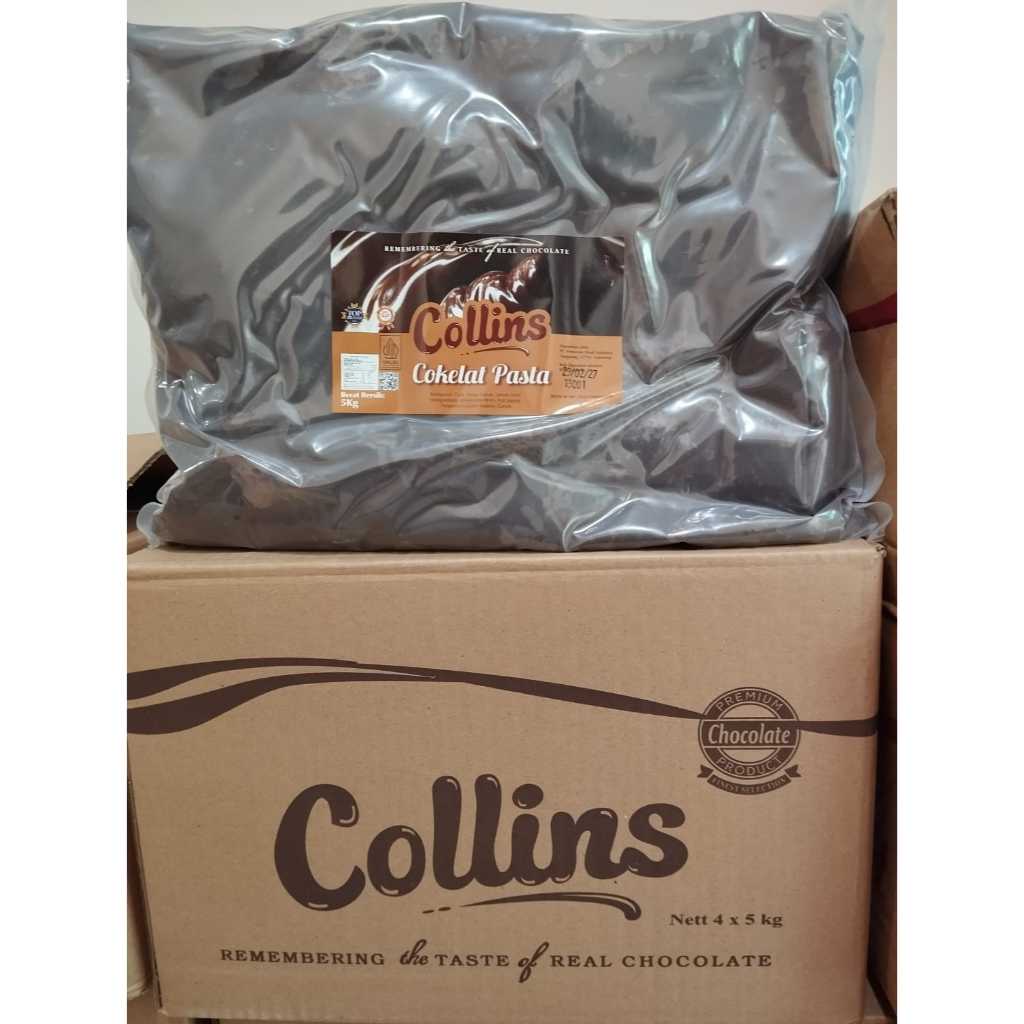 

[ DUS ] Selai Coklat Collins isian filling coklat pasta 4 x 5 Kg
