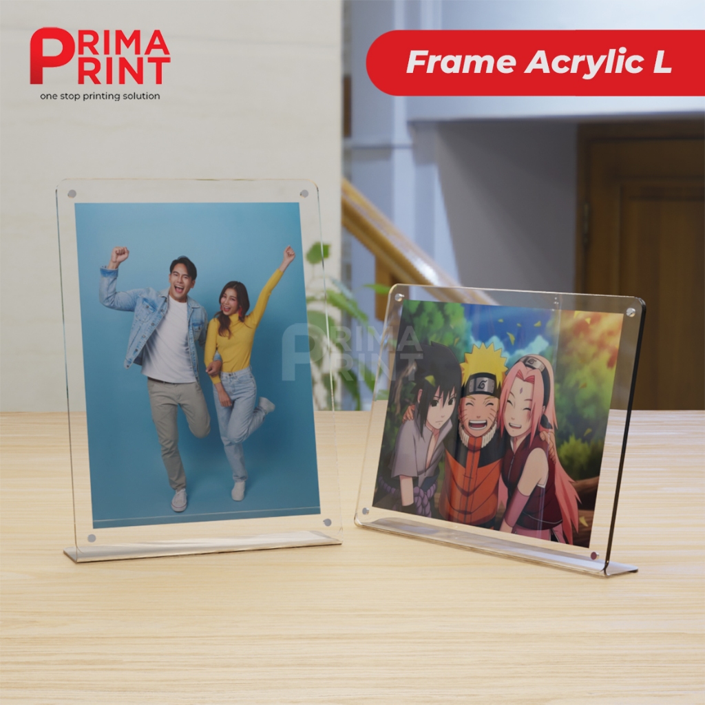 Frame Akrilik Frame Magnet L / Bingkai Magnet Full Acrylic / Frame Akrilik 3R 4R 5R
