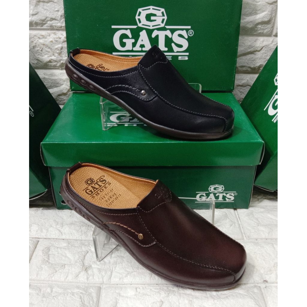 Sepatu sandal selop kulit GATS NB OO3 terbaru original