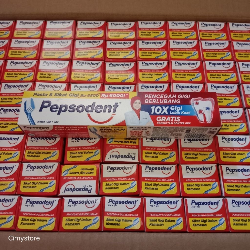 pasta gigi Pepsodent gratis sikat gigi