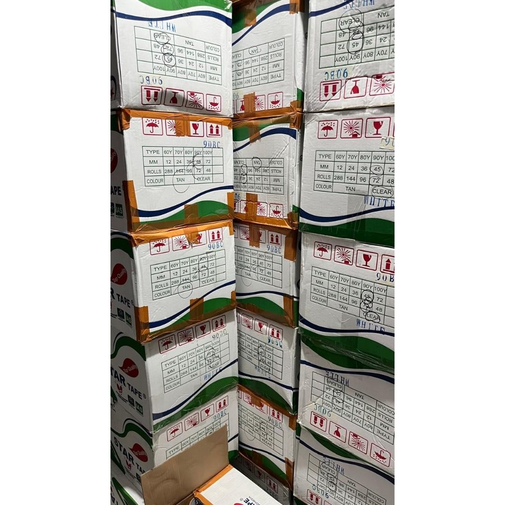 

LAKBAN 2 INCH ( 1 dus) 45MM X 90 METER X 45 MIC / HIGH QUALITY