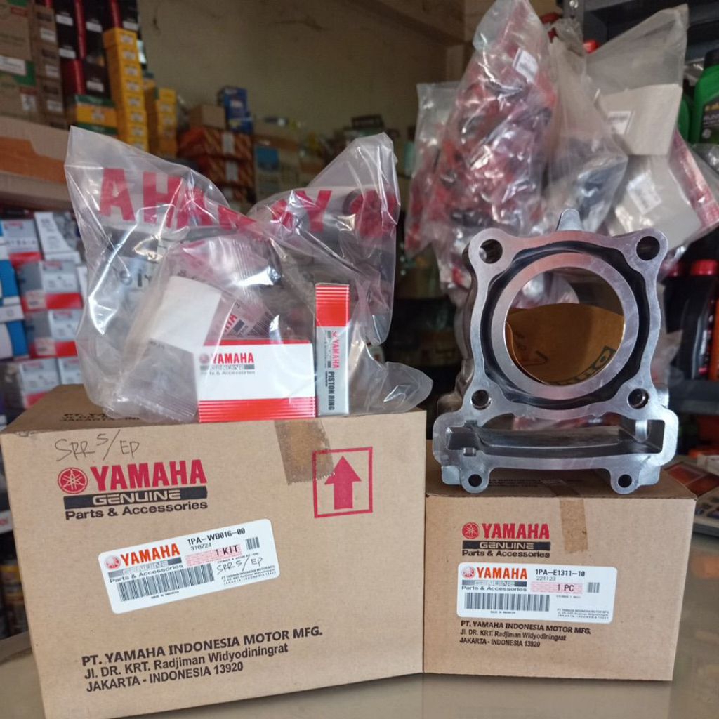 PAKET CYLINDER BLOK DAN PISTON ORIGINAL YAMAHA MOTOR VIXION NEW (1PA-E1311-10)