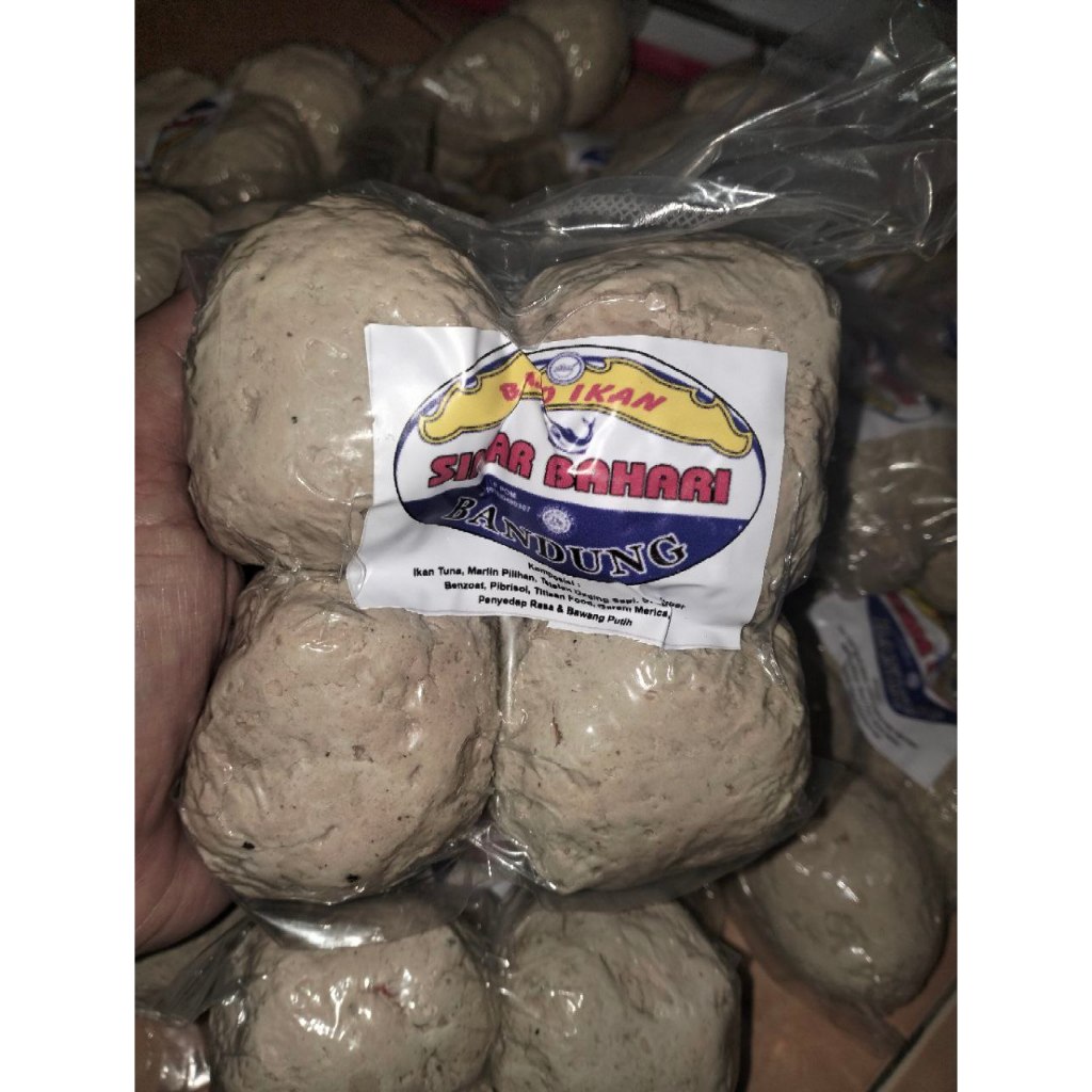 

(4 BUTIR RUDAL) BAKSO IKAN SINAR BAHARI BANDUNG ISI TETELAN JANDO