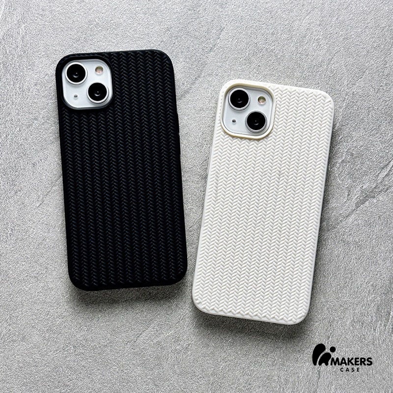 Silicone Knit Case For iPhone 7-16 Pro Plus || Anti-Crack Silicone Case For iPhone 7-16
