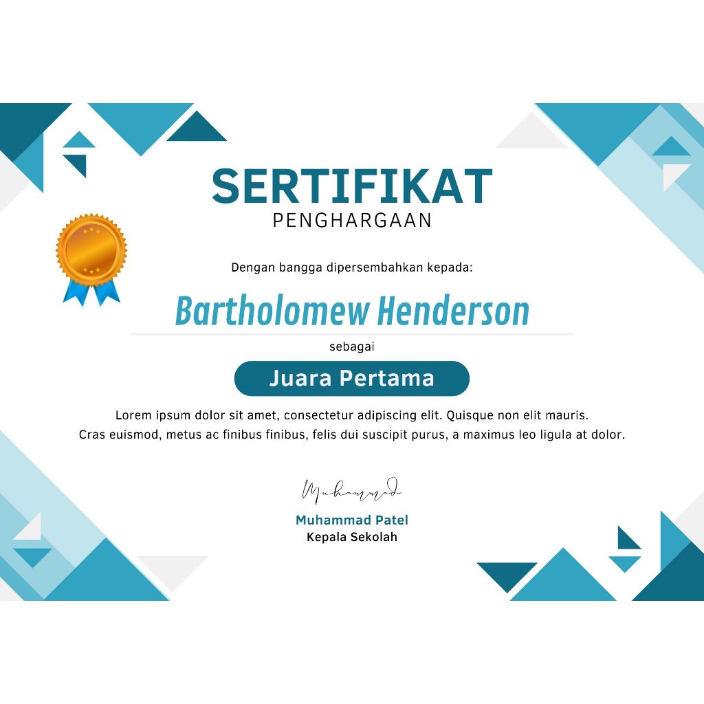 

CUSTOM SERTFIKAT BAHAN LINEN//BC//JASMINE 1 SISI 2 SISI SUDAH TERMASUK POTONG