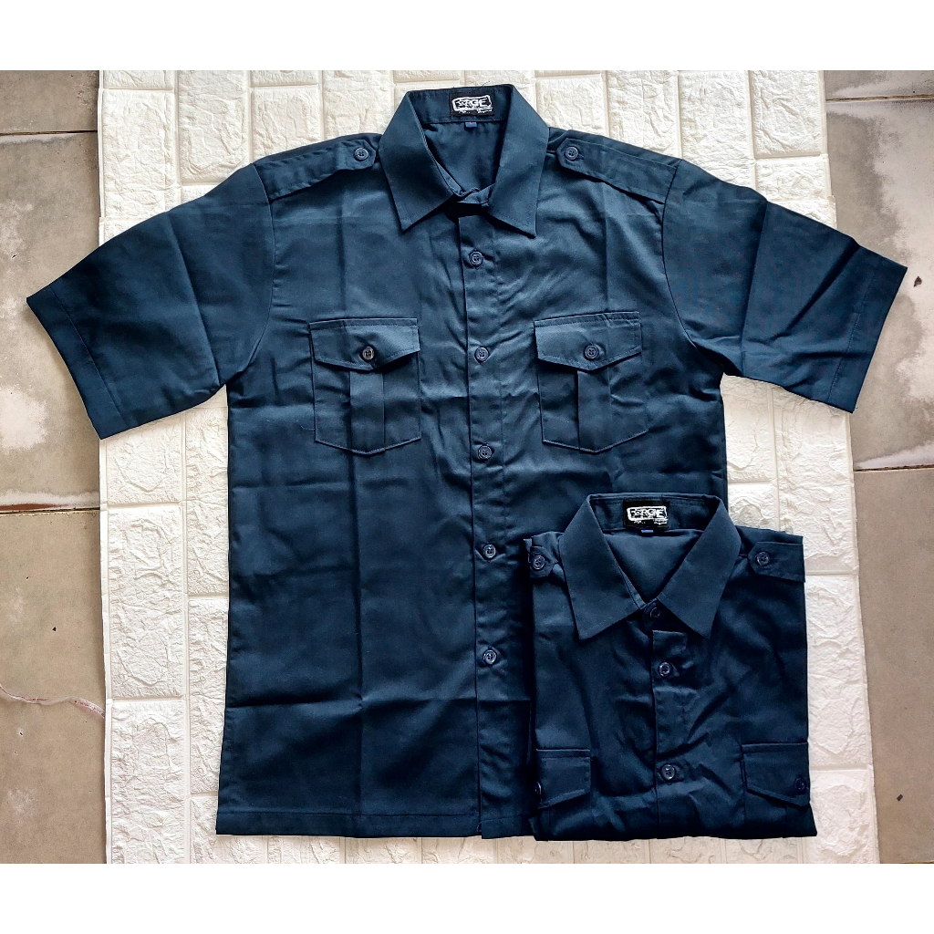 Kemeja PDL/PDH American Drill Premium Navy