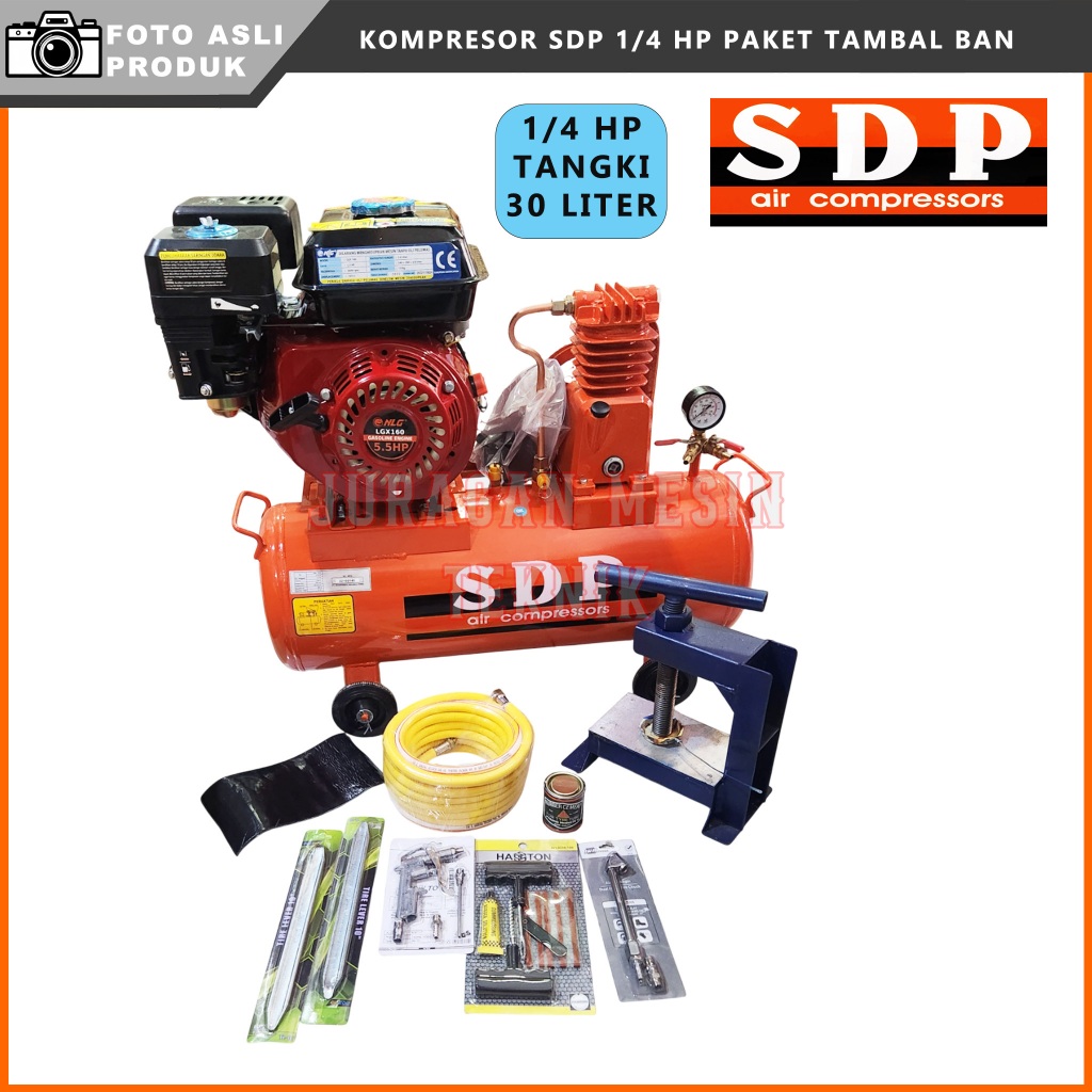 Kompresor SDP 1/4 Paket Bengkel Tambal Ban