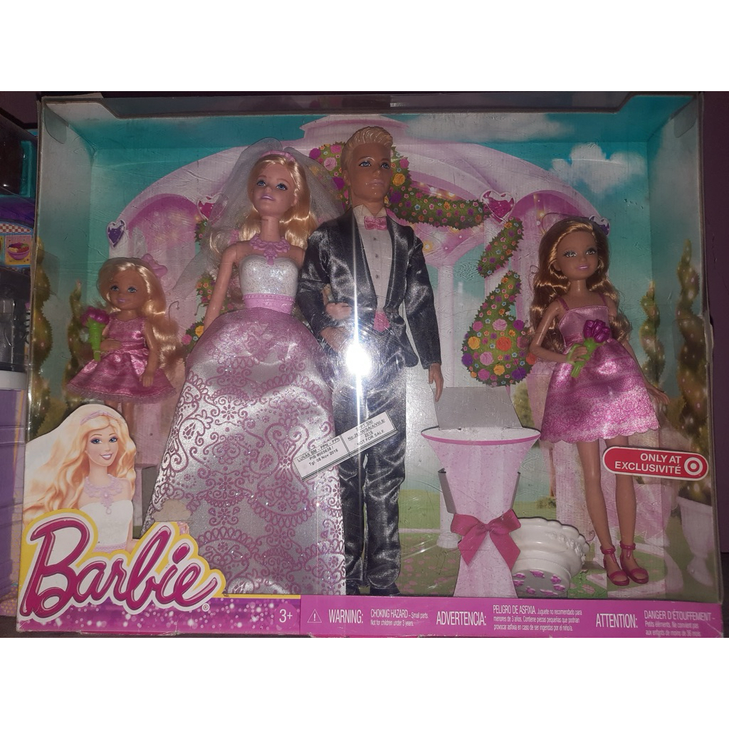 boneka barbie wedding set