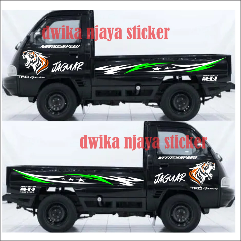 Stiker Cutting Mobil Pickup Futura Stiker jaguar Futura Stiker Variasi Mobil Pickup Carry Futura ter