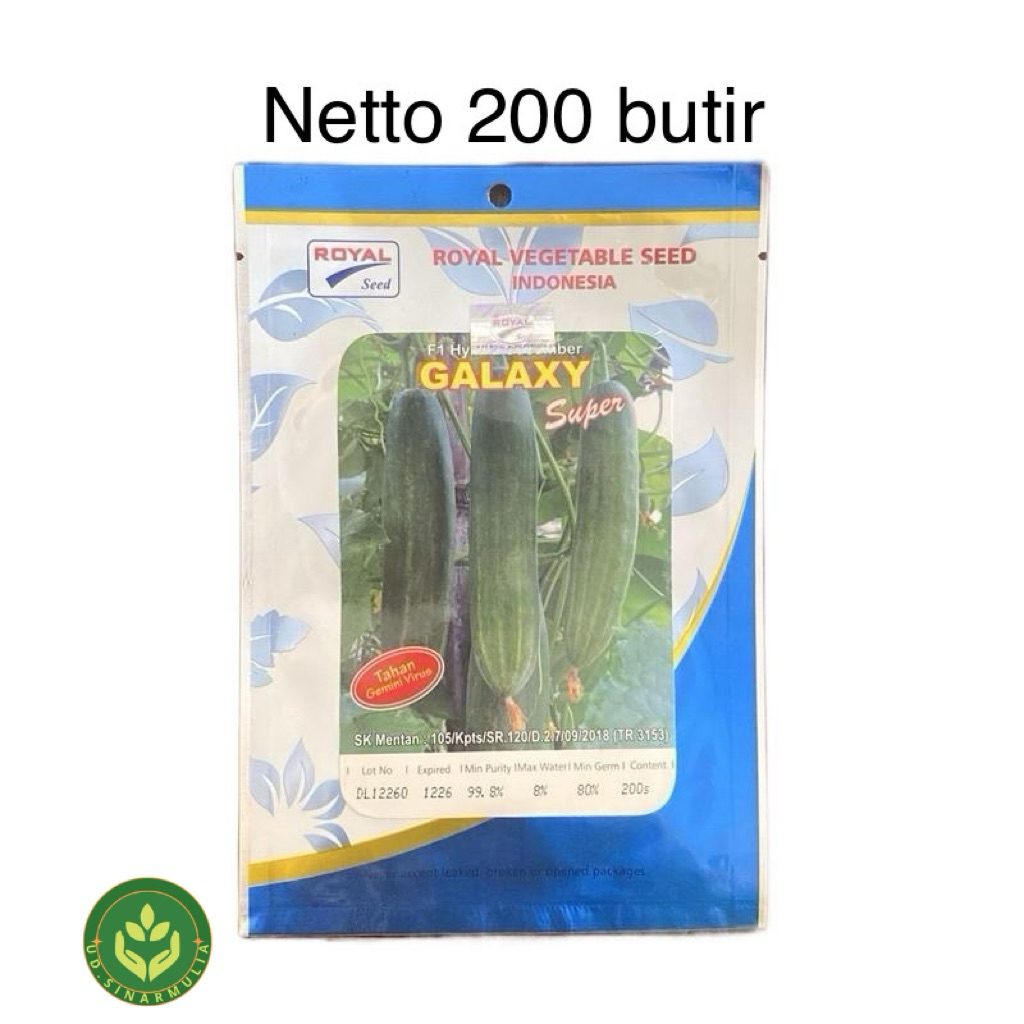 bibit timun galaxy 200 butir