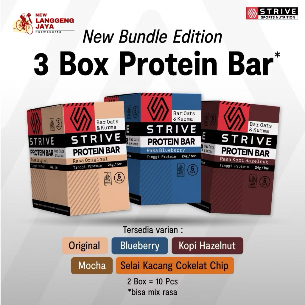 

Strive Protein Bar Bundle Edition Mix